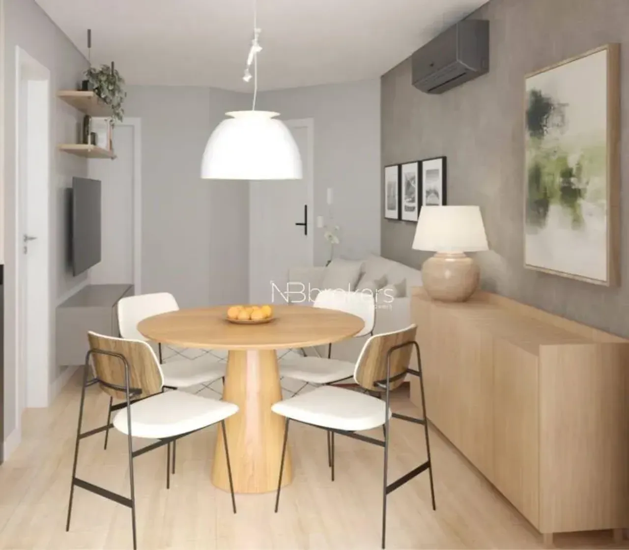 Furnished 2-bedroom apartment with balcony and private grill — photo 4