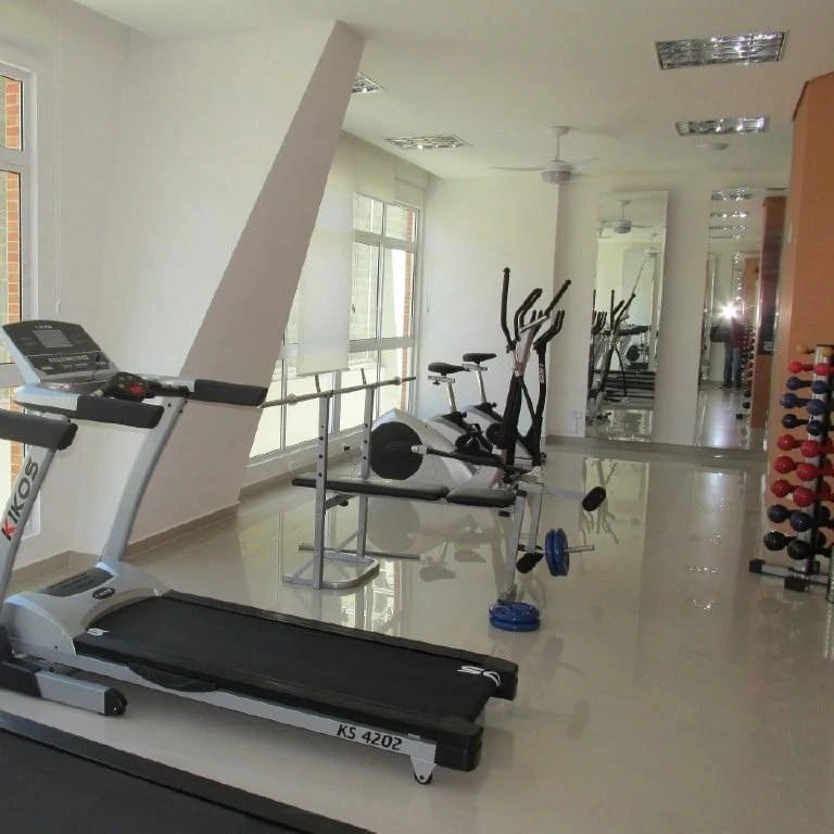 Furnished studio in a building with a gym — photo 16