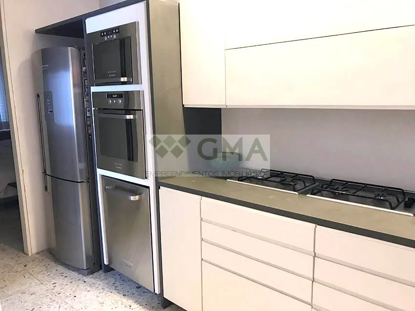 Furnished apartment with open kitchen and gas stove — photo 9