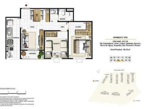 2-bedroom apartment in a building with a gym — photo 42