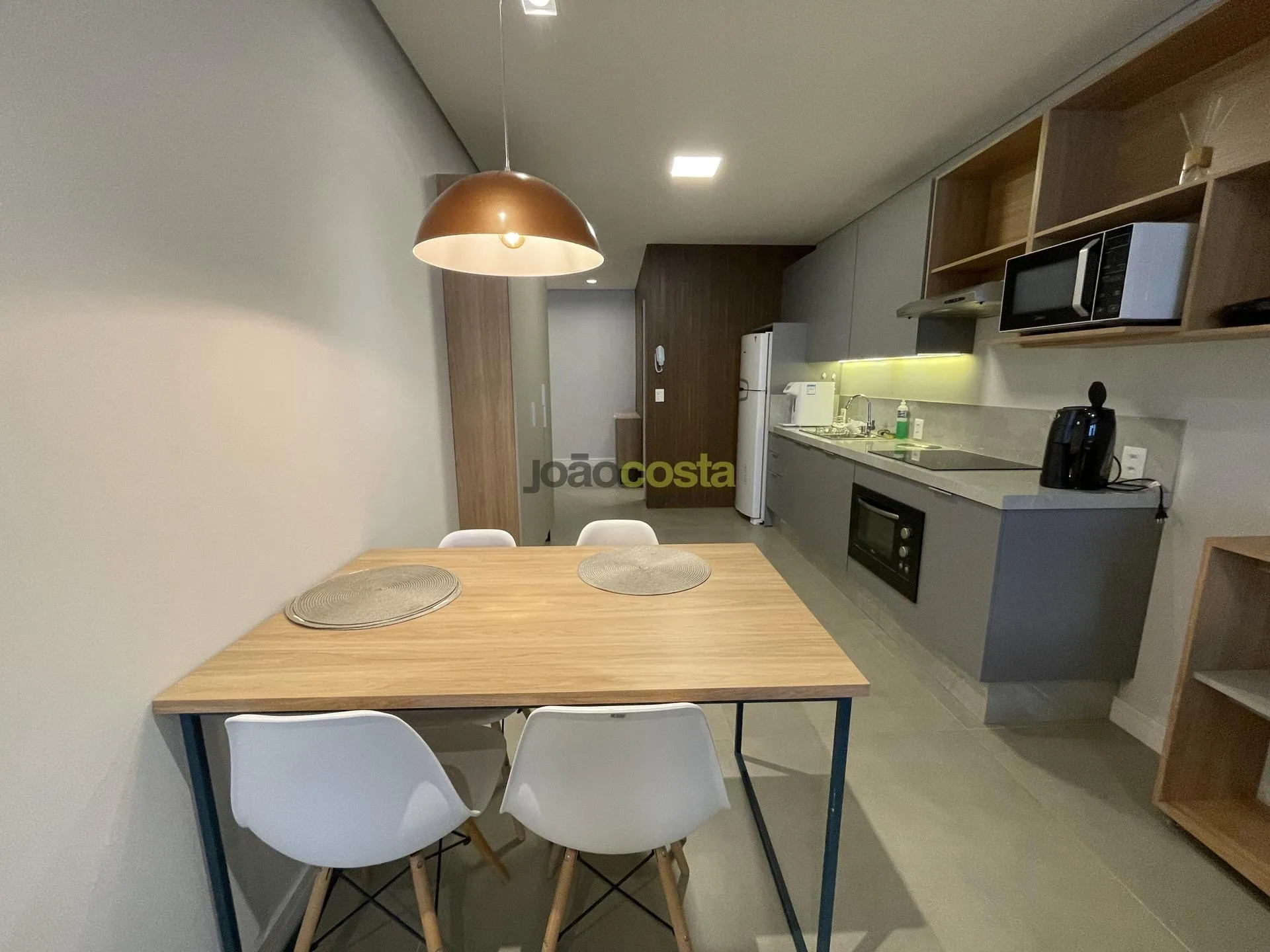 Furnished apartment with an open-plan kitchen and 34 m²