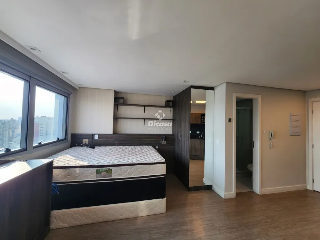 Furnished 1-bedroom apartment with an open-plan kitchen — photo 11