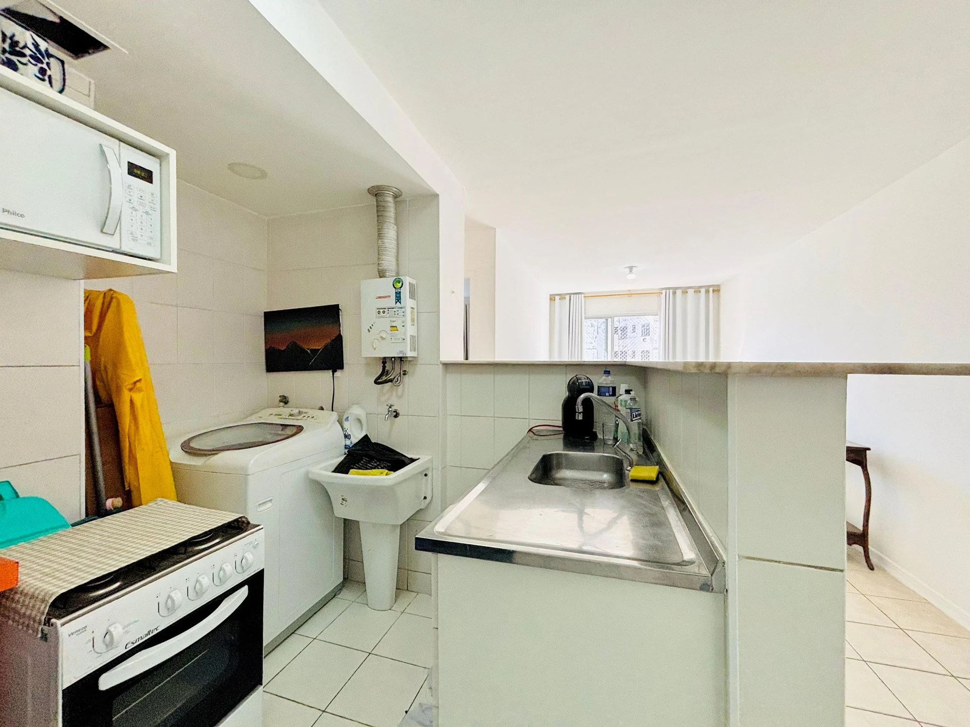 Apartamento mobiliado com cozinha integrada, 1 quarto — photo 18