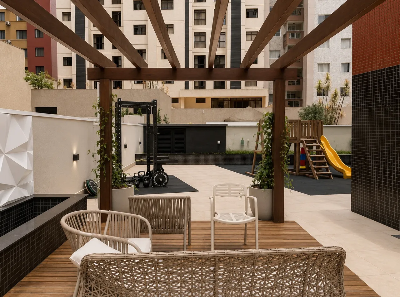 Studio mobiliado em condomínio com academia — photo 11