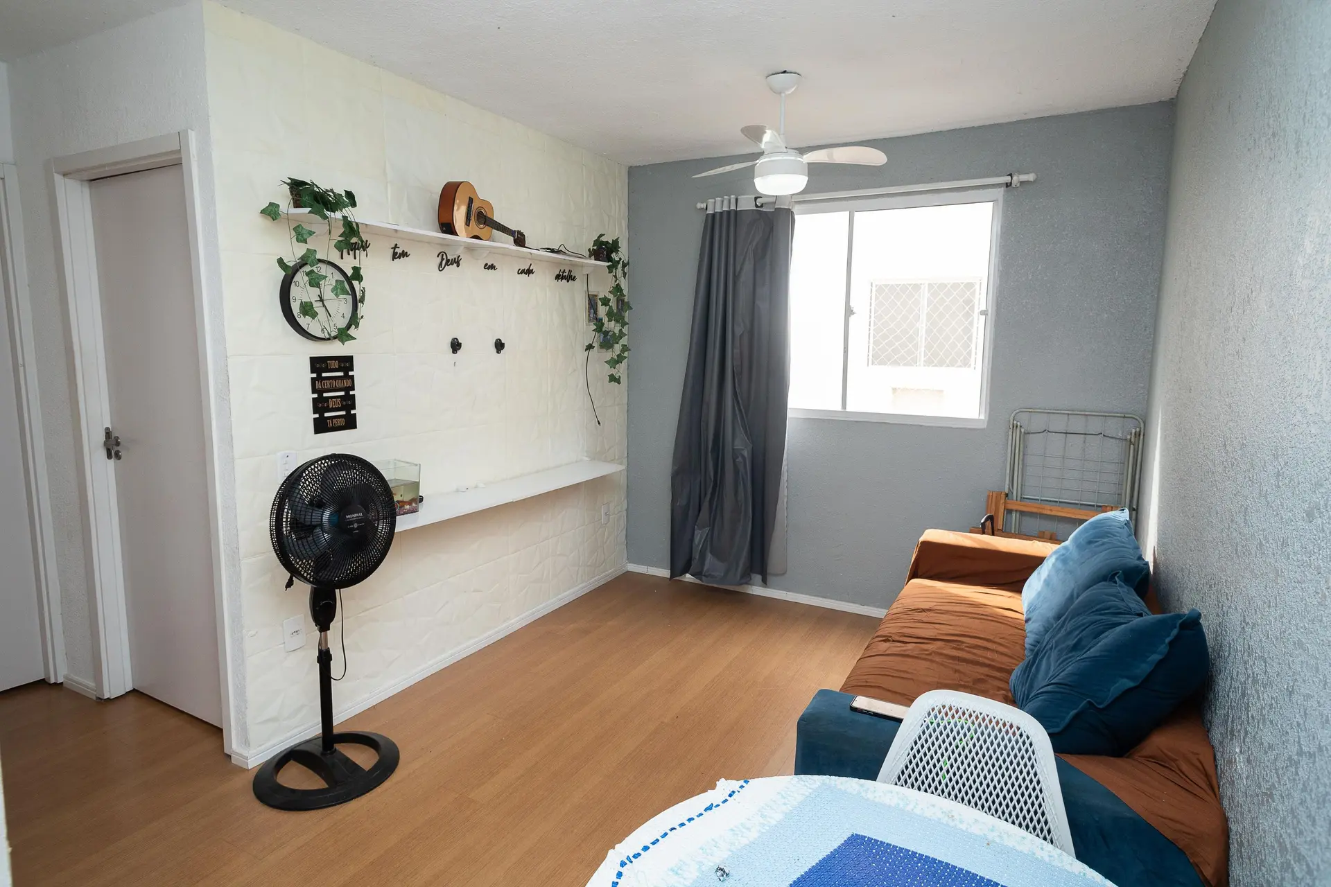 Furnished apartment with 2 bedrooms and 1 bathroom