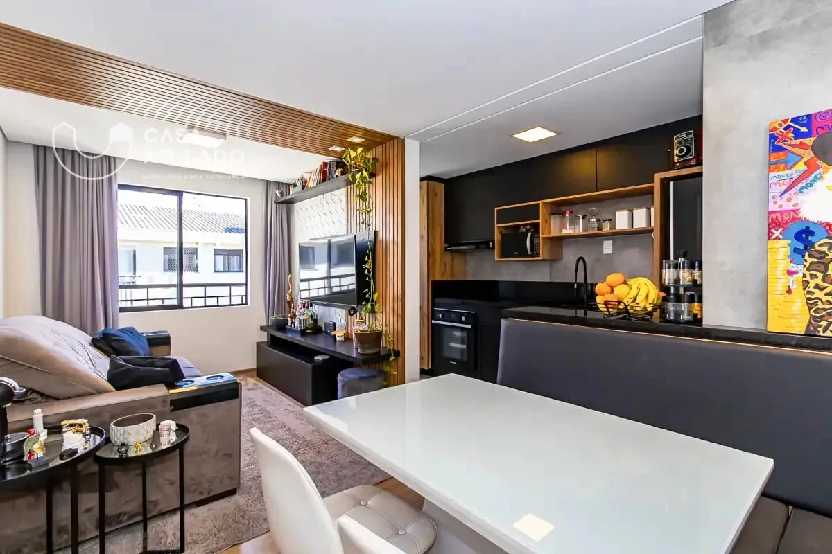 3-bedroom apartment with a washing machine in Curitiba