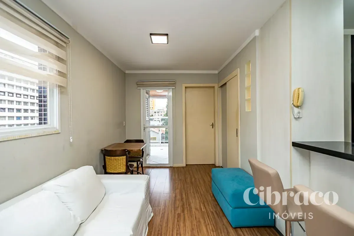 One-bedroom apartment with a washing machine in Curitiba — photo 7