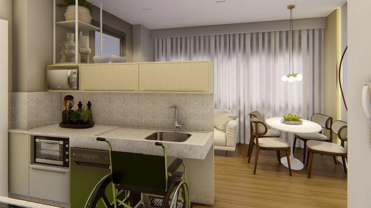 Furnished 137 m² apartment with a glassed-in balcony — photo 13