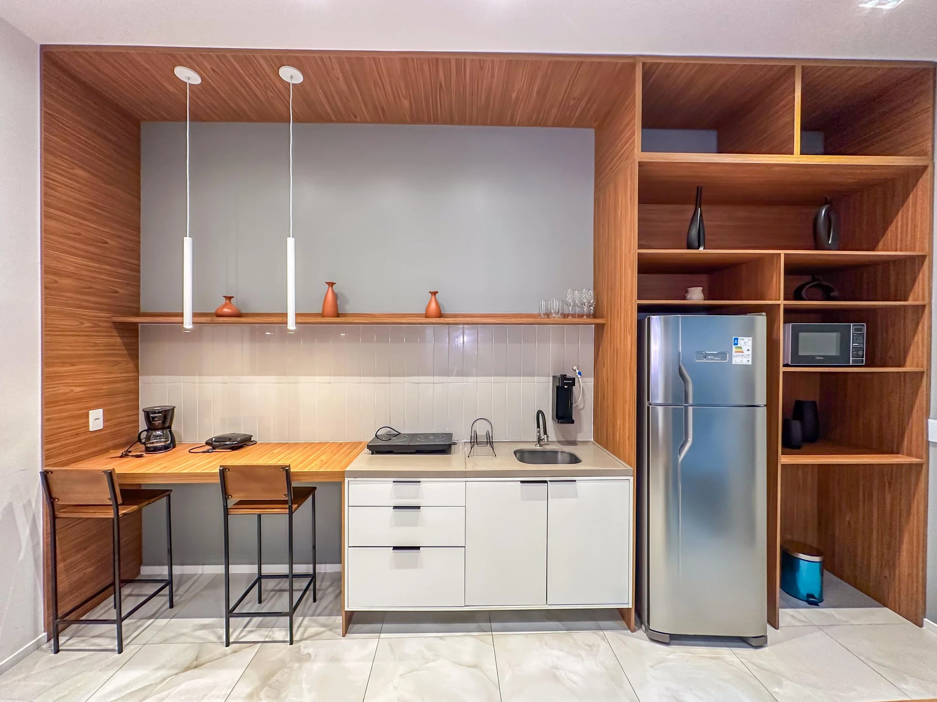Monoambiente amueblado en edificio con gimnasio — photo 36