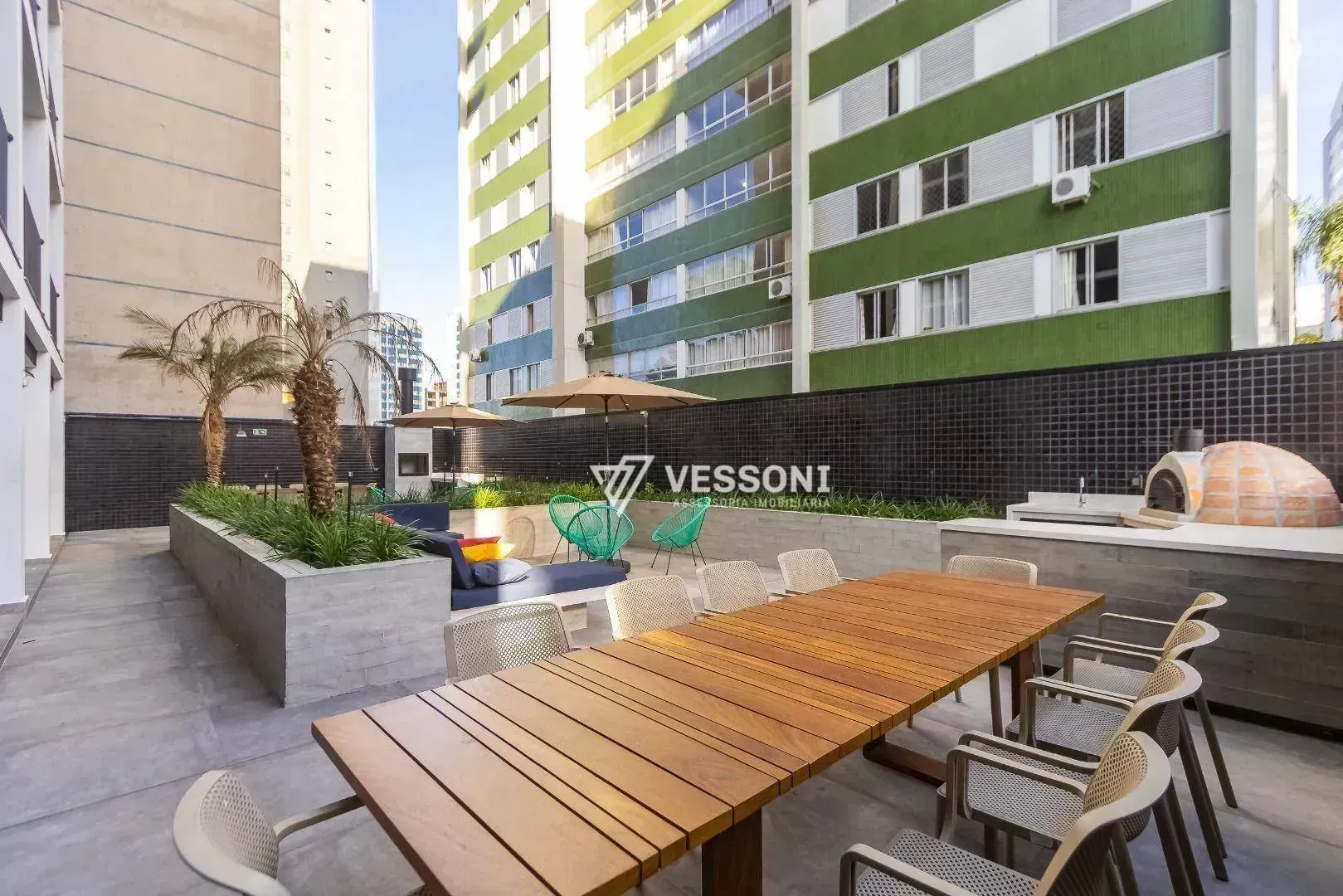 Furnished studio 19 m² with balcony and private BBQ — photo 20