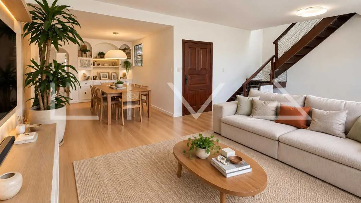 Triplex penthouse with 3 bedrooms and balcony grill — photo 6