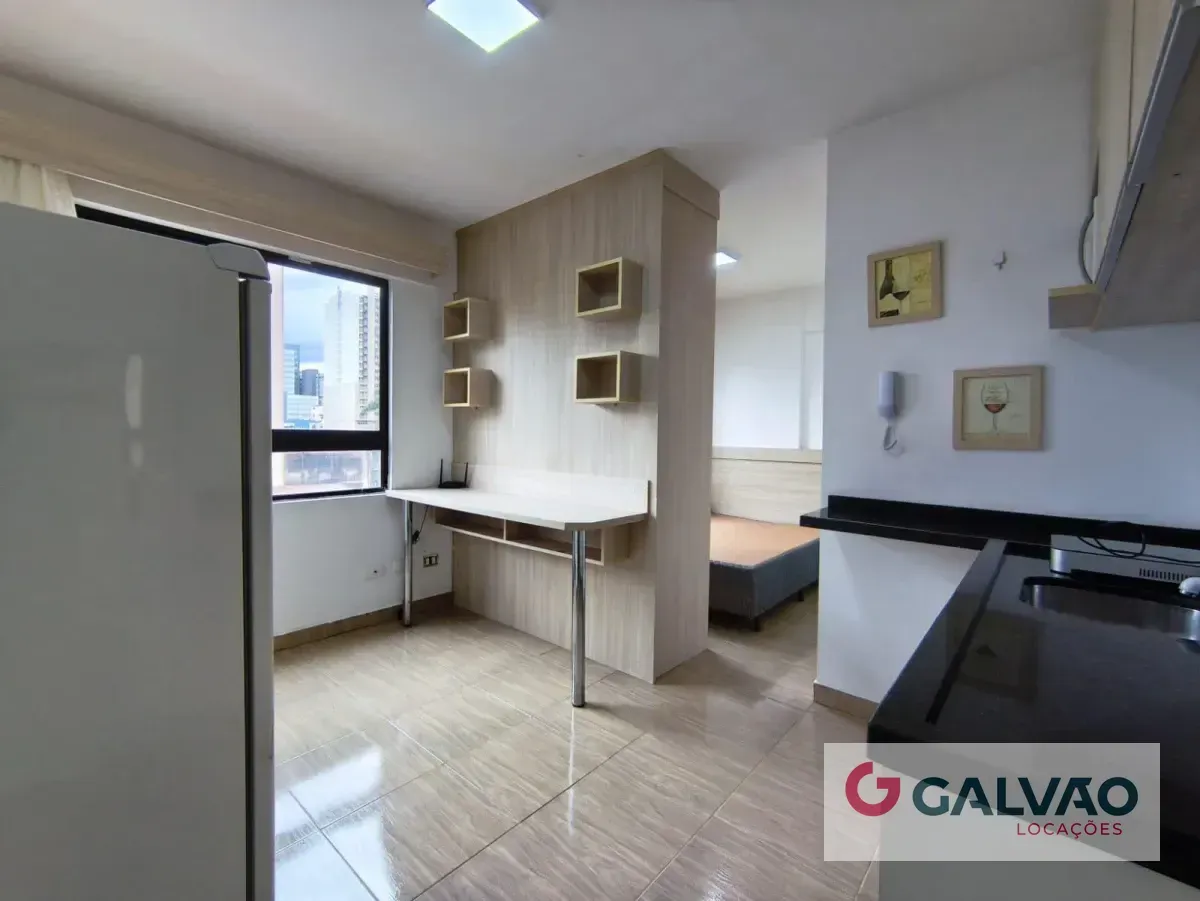 21 m² studio with a home office and a washing machine — photo 8