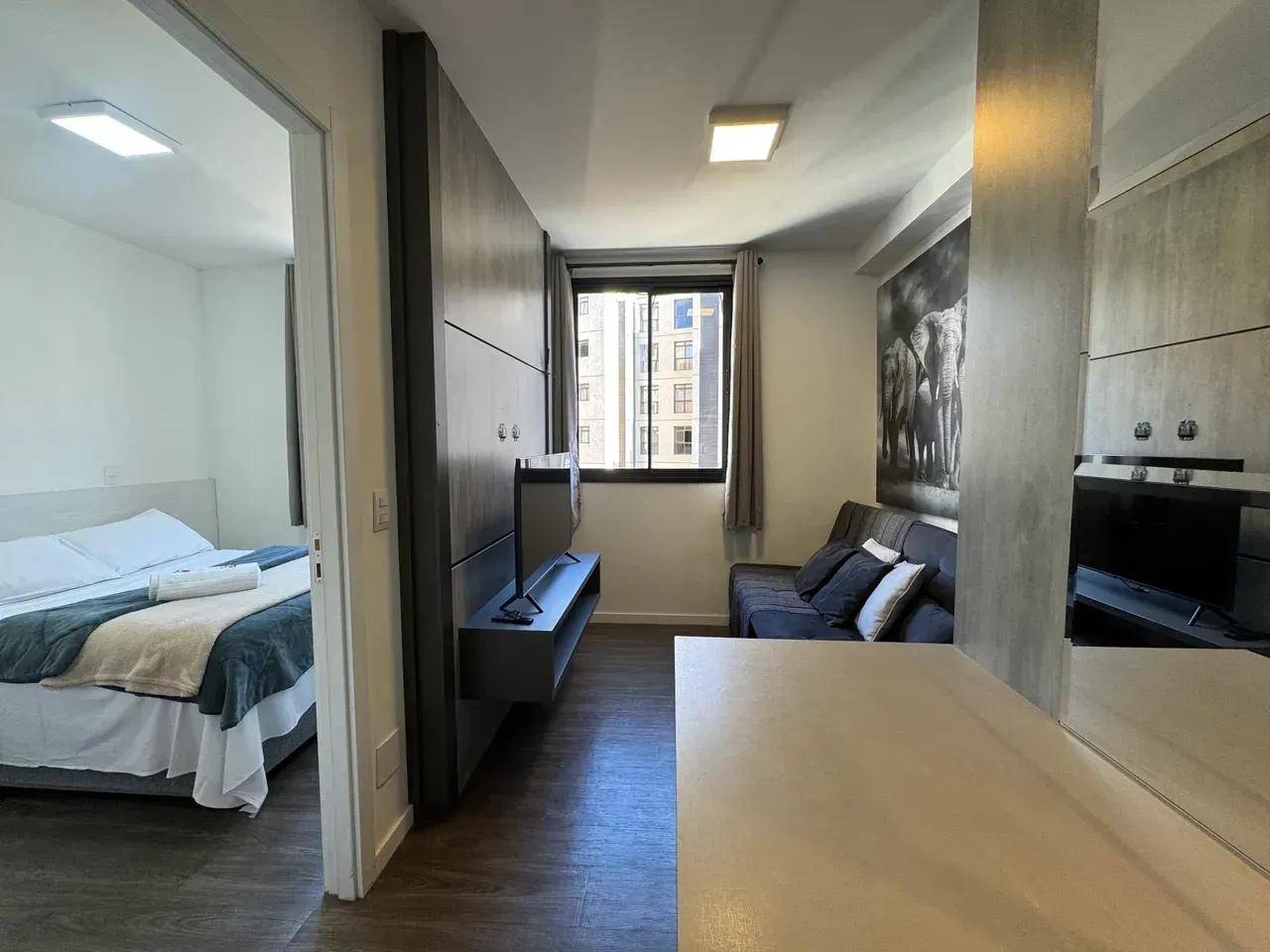 Apartamento mobiliado de 1 quarto com 1 vaga e terraço — photo 10