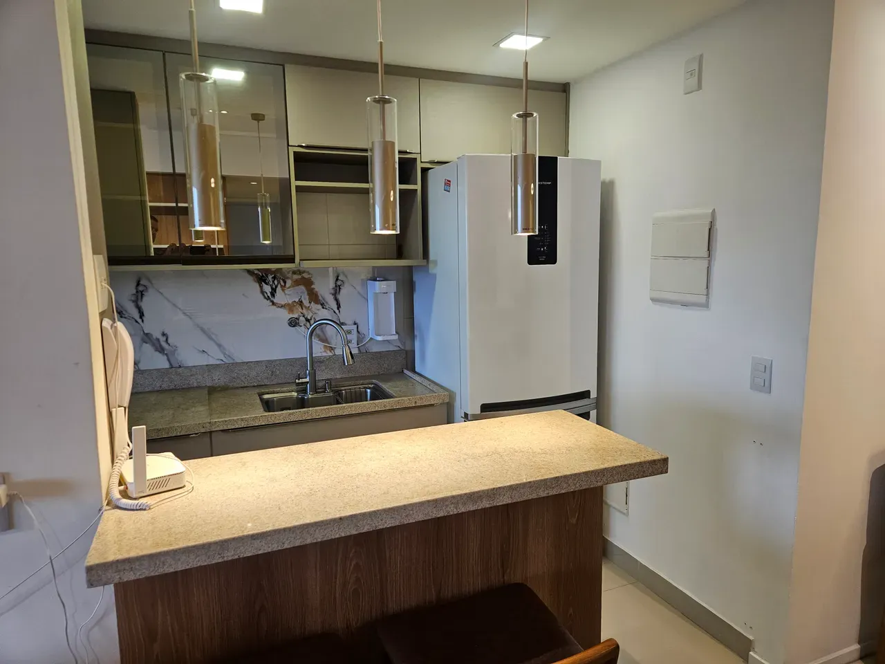Furnished apartment, 90 m², with a grill on the balcony — photo 11