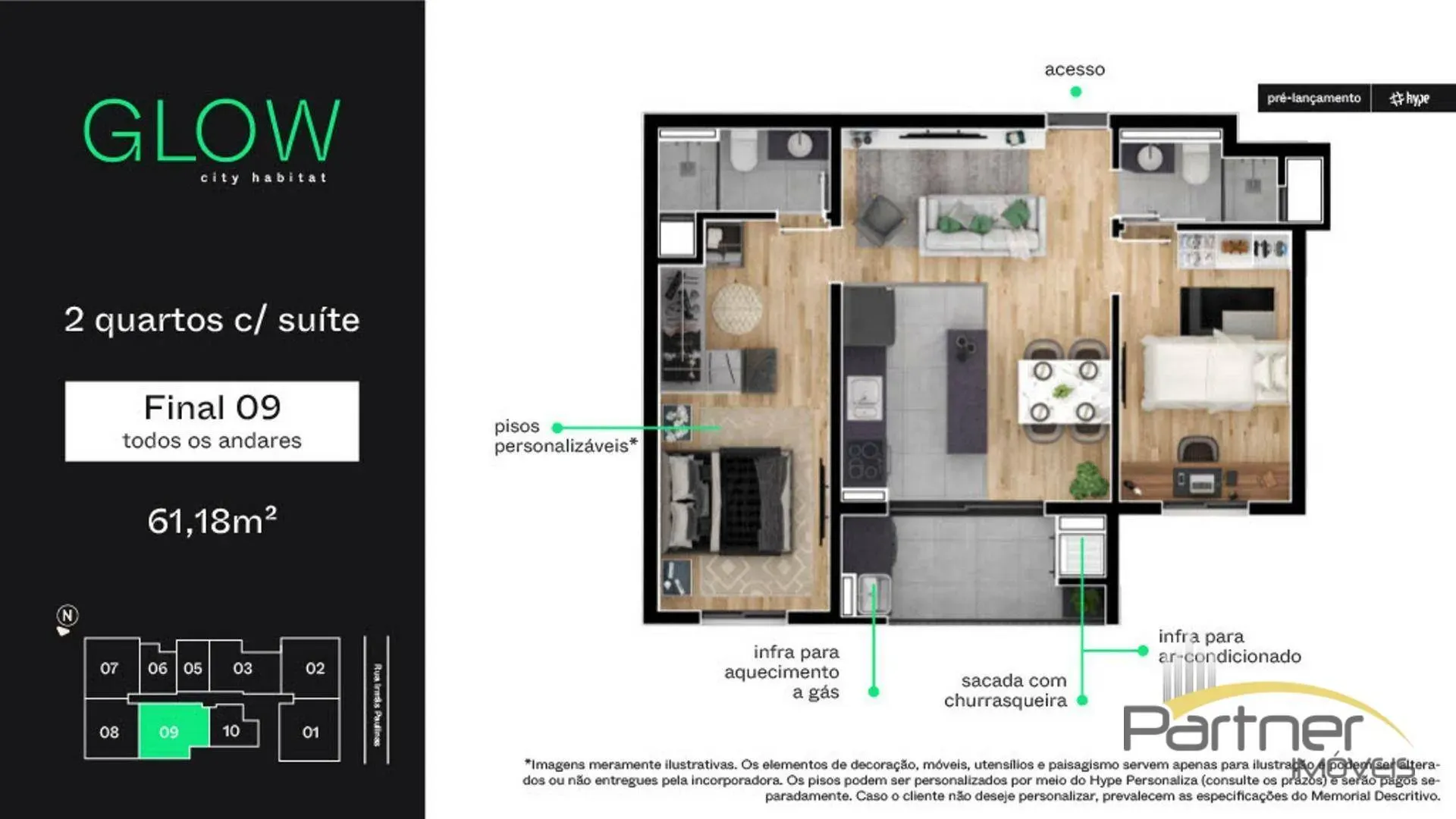 Studio no 4º andar com janelas do piso ao teto — photo 47