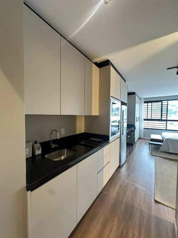 Home office in a one-bedroom apartment, 30 m² — photo 14