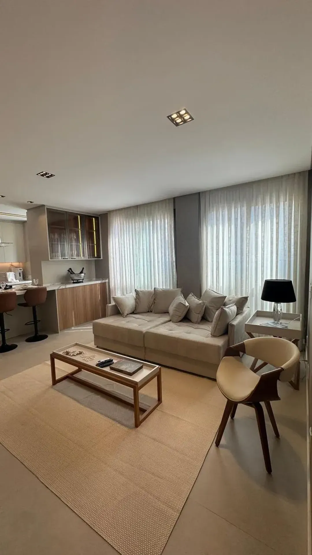 Apartamento de 60 m² com 1 suíte e cozinha aberta — photo 5