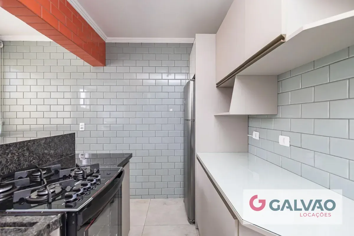 2-bedroom apartment with a washing machine in Curitiba