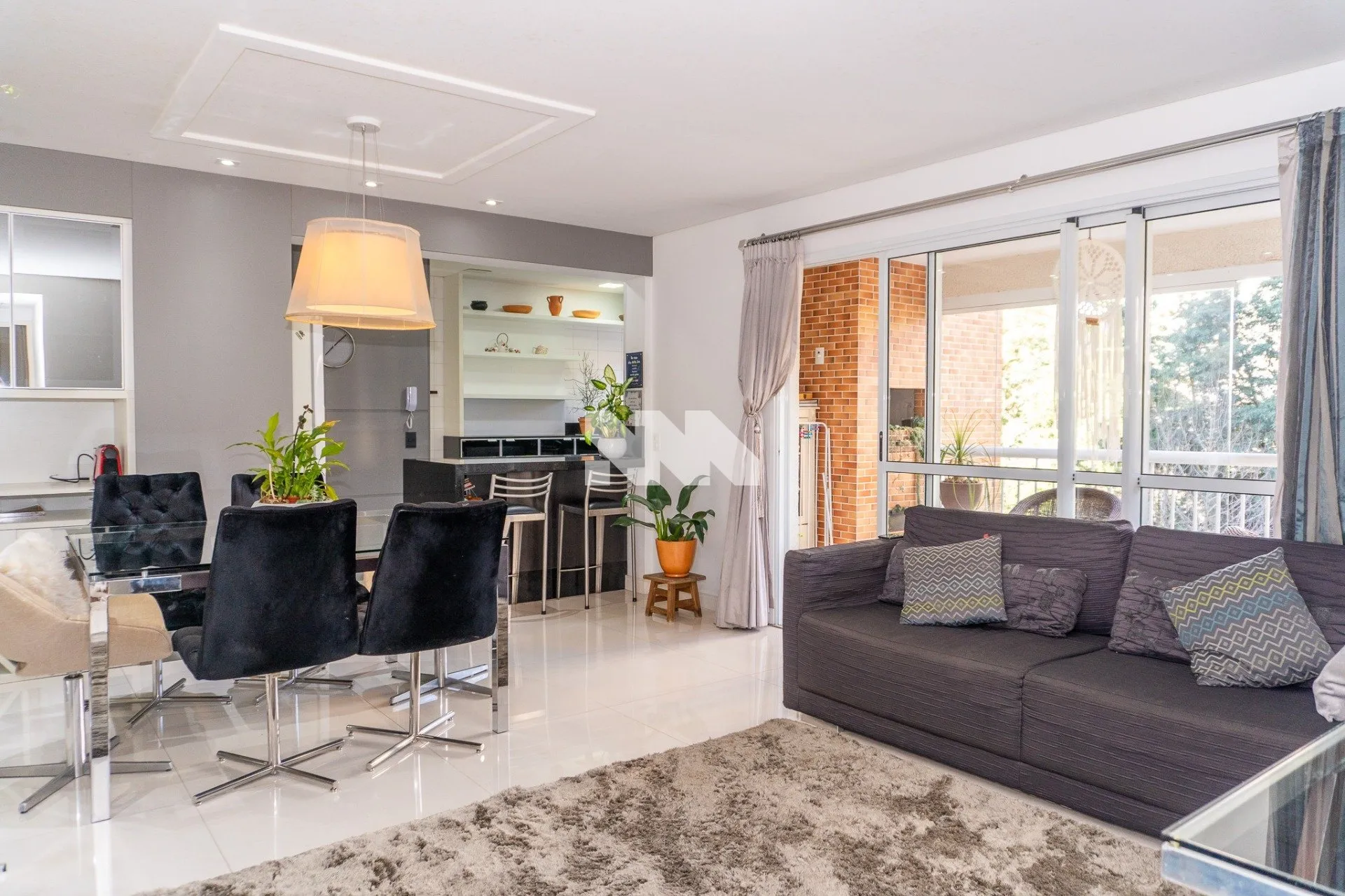 Semi-furnished apartment with 3 bedrooms and balcony grill — photo 27