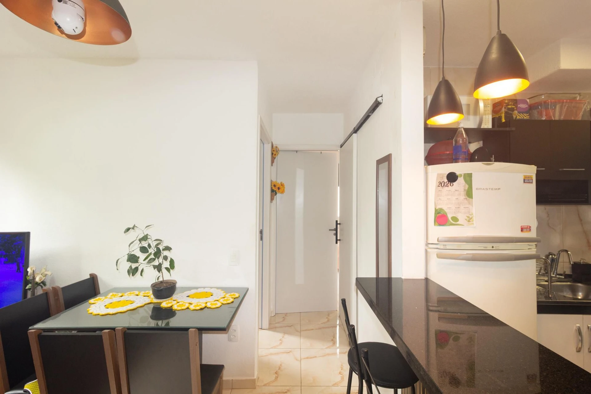 Furnished apartment, 41 m², with a washing machine — photo 22