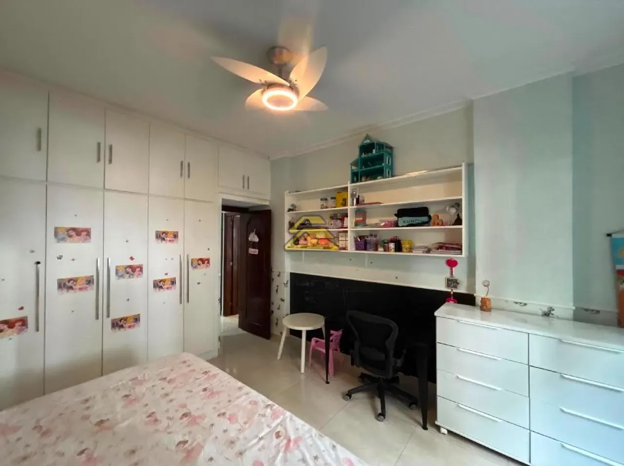 3-bedroom apartment with wall TV unit and tile floors — photo 15