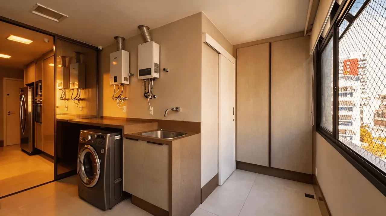 4-bedroom apartment with 5 bathrooms and open-plan kitchen — photo 44