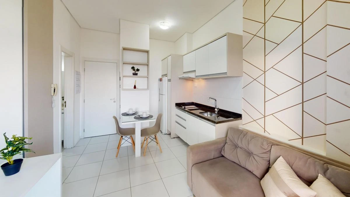 1 quarto e espaço de home office: apartamento de 25 m² — photo 32