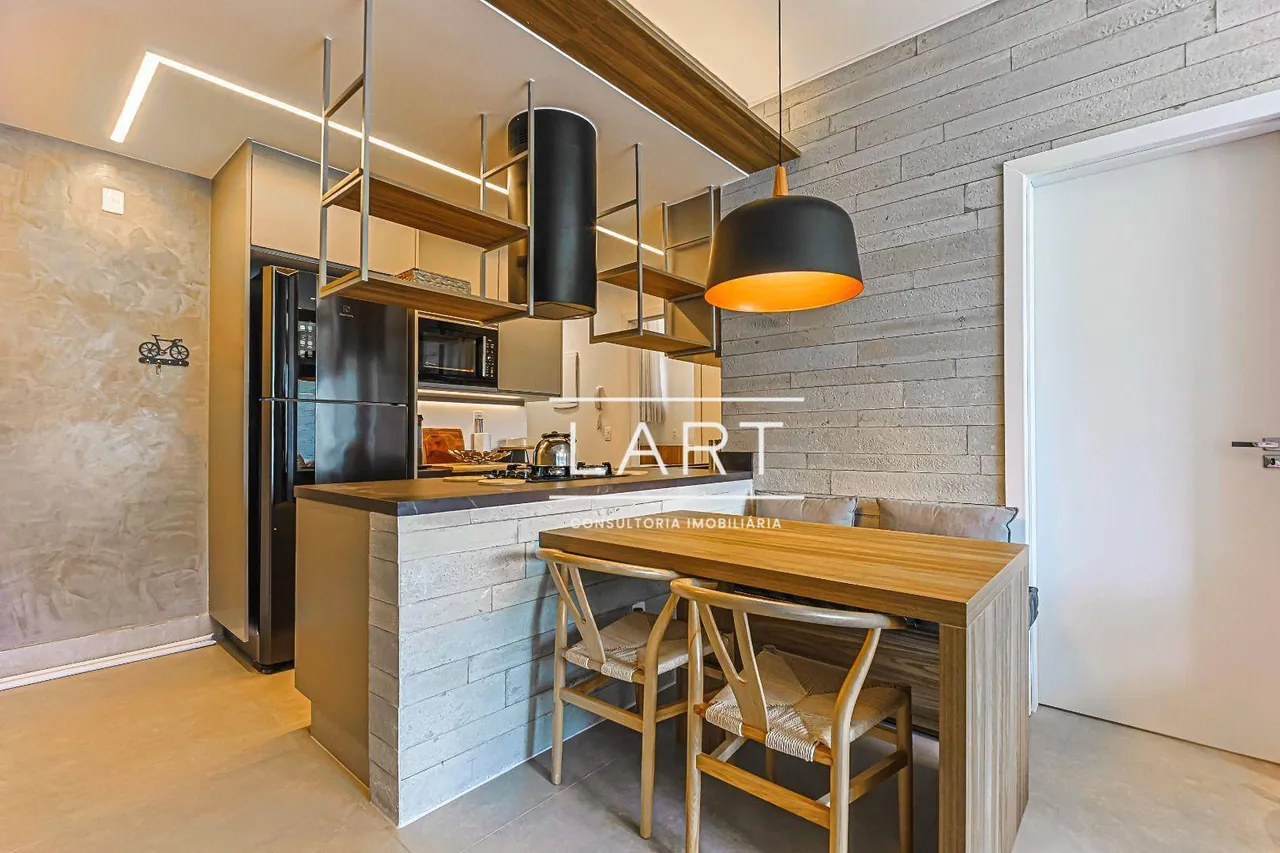 Apartamento mobiliado de 1 dormitório com cozinha integrada — photo 3