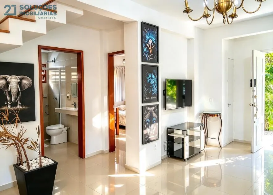 Casa de 4 quartos com janelas do piso ao teto, Jurerê — photo 23