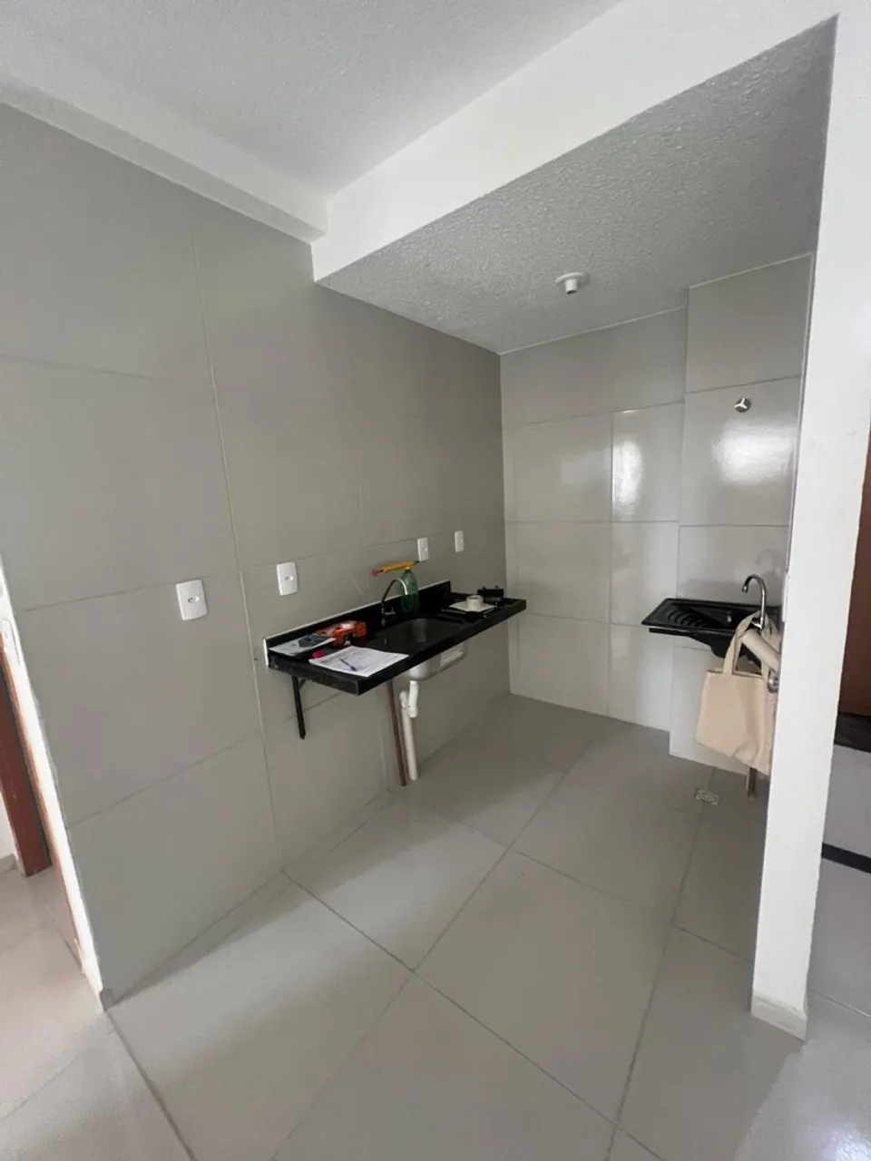 2-bedroom apartment in a building with a gym