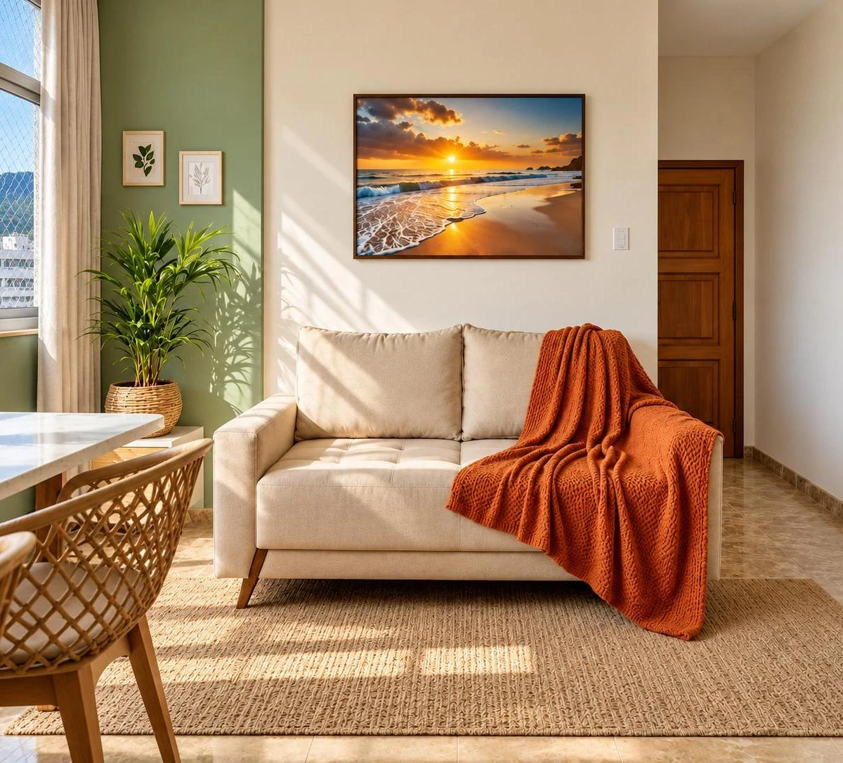 100 m² apartment with floor-to-ceiling windows — photo 4