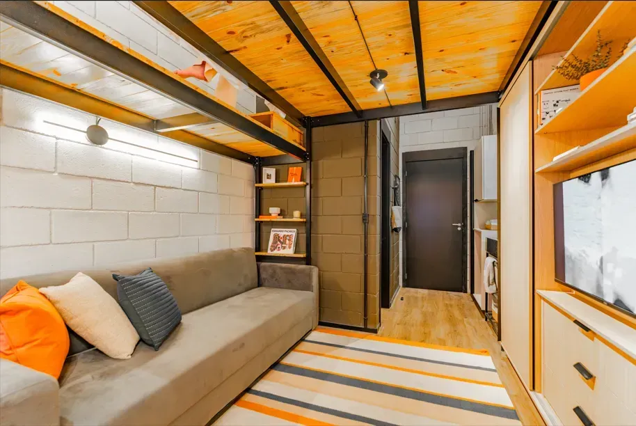 Меблированная квартира с 1 спальней и 27 м² — photo 5