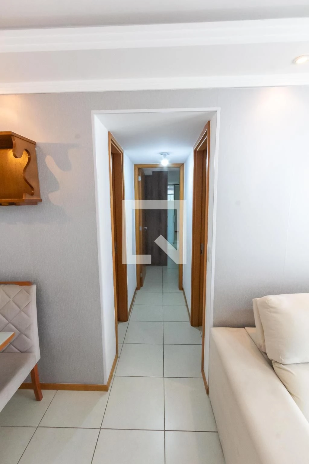 Balcony with a grill in a 2-bedroom apartment, 68 m² — photo 40