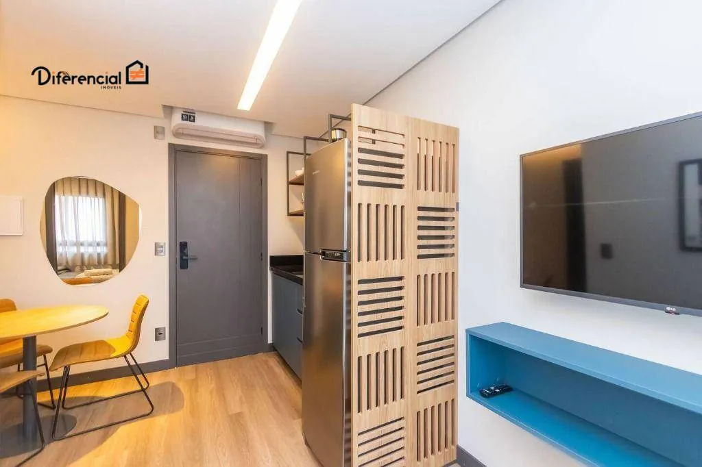 Furnished studio 35 m² with an open-plan kitchen — photo 10