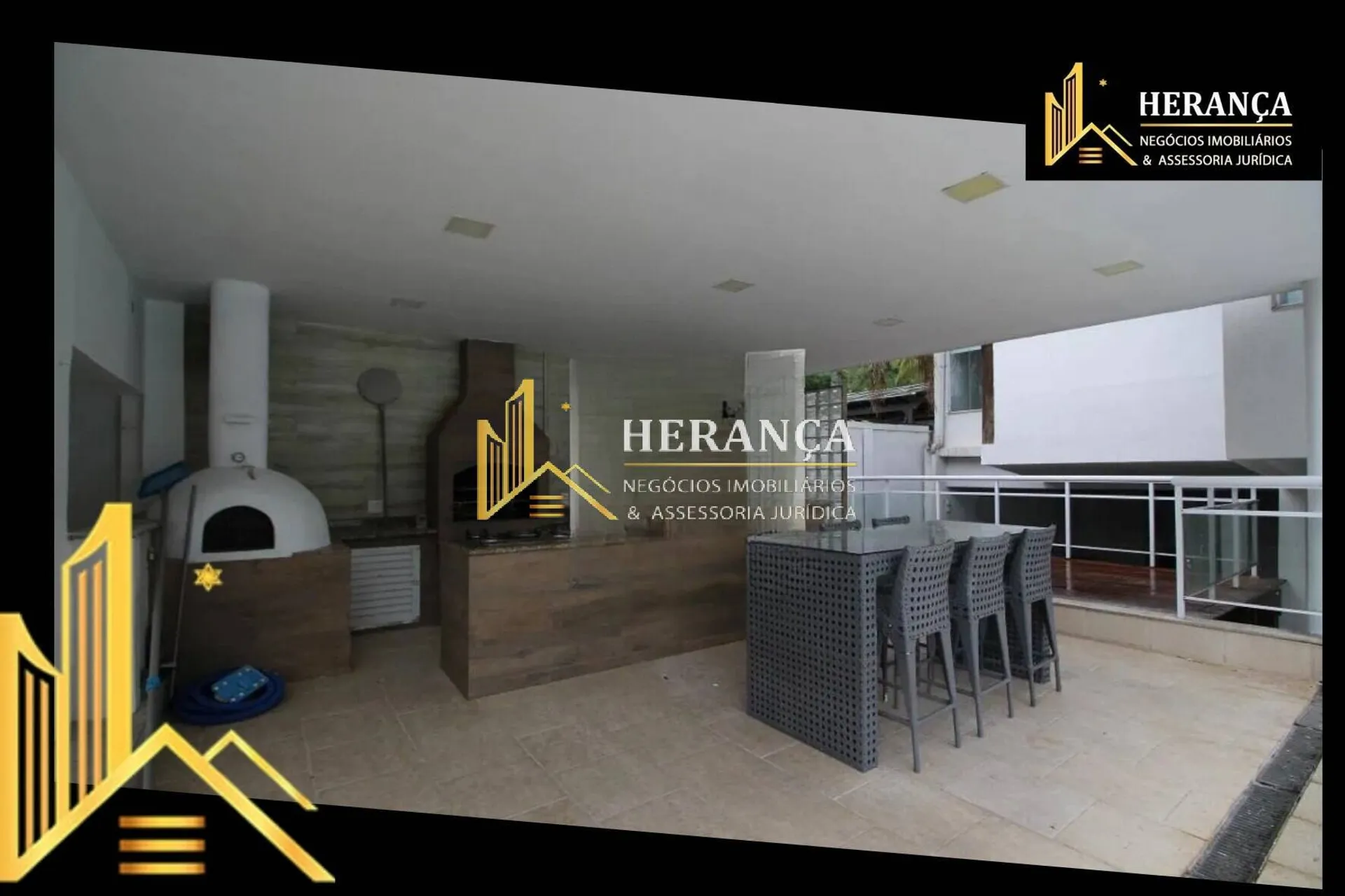 Furnished linear house with 3 bedrooms and enclosed kitchen — photo 52