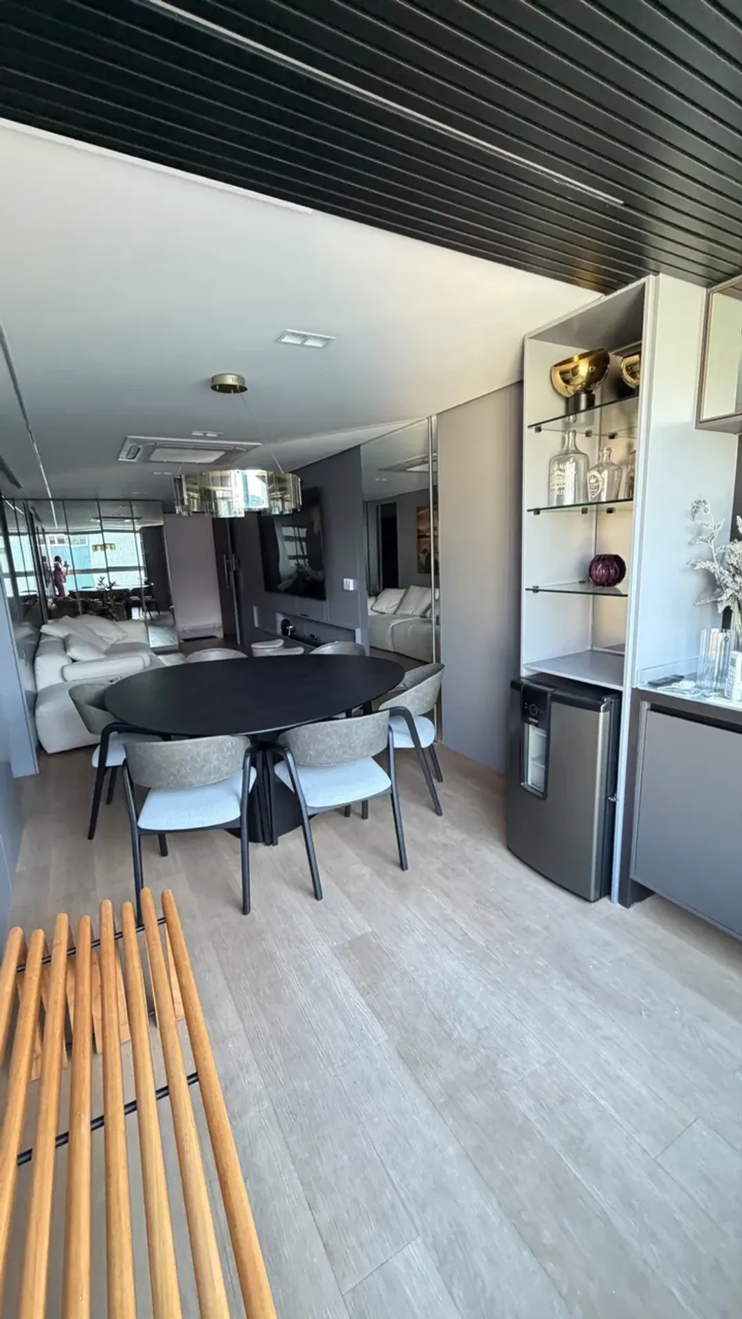 Furnished apartment, 100 m², with a washing machine