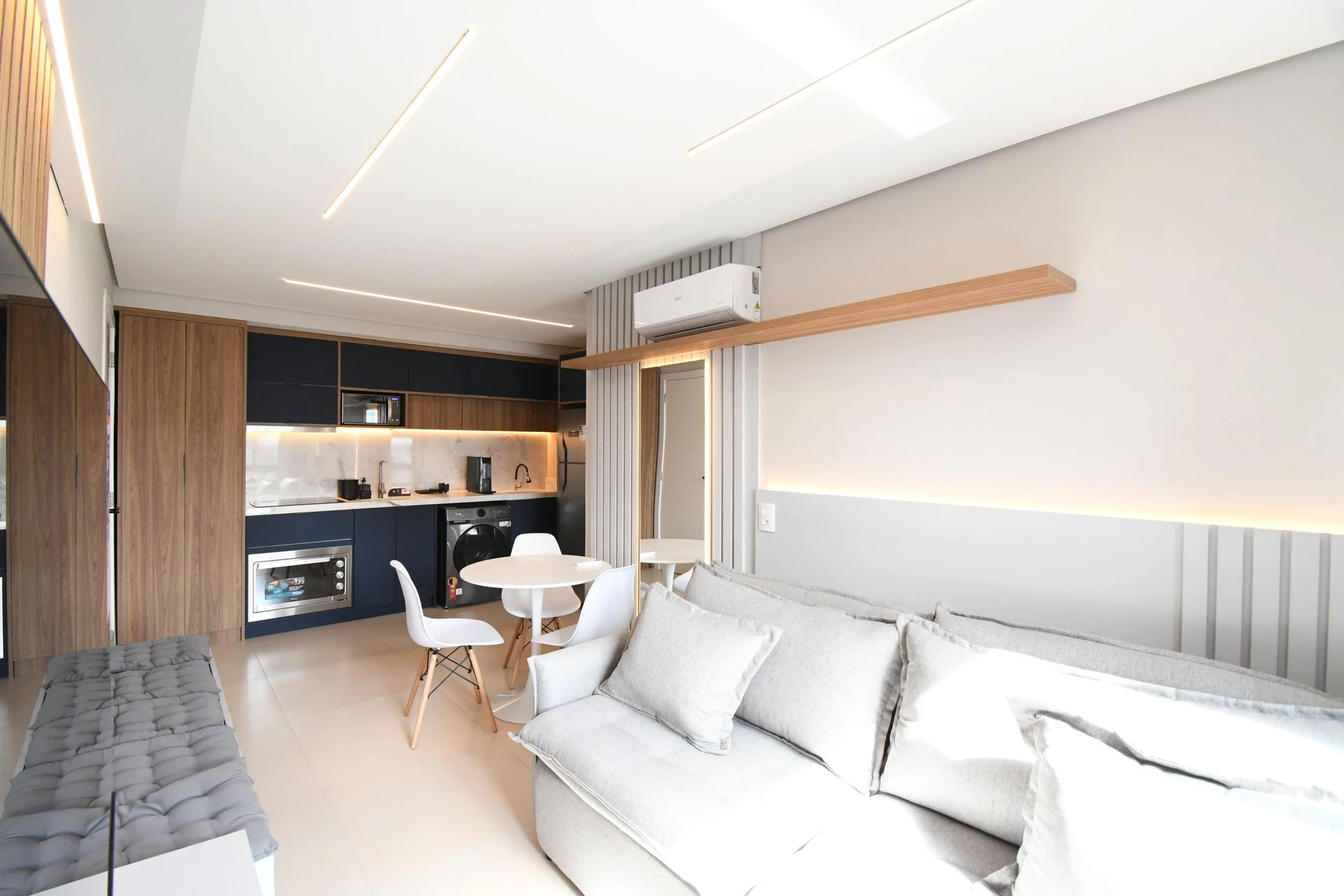 Furnished apartment, 47 m², with a washing machine — photo 6