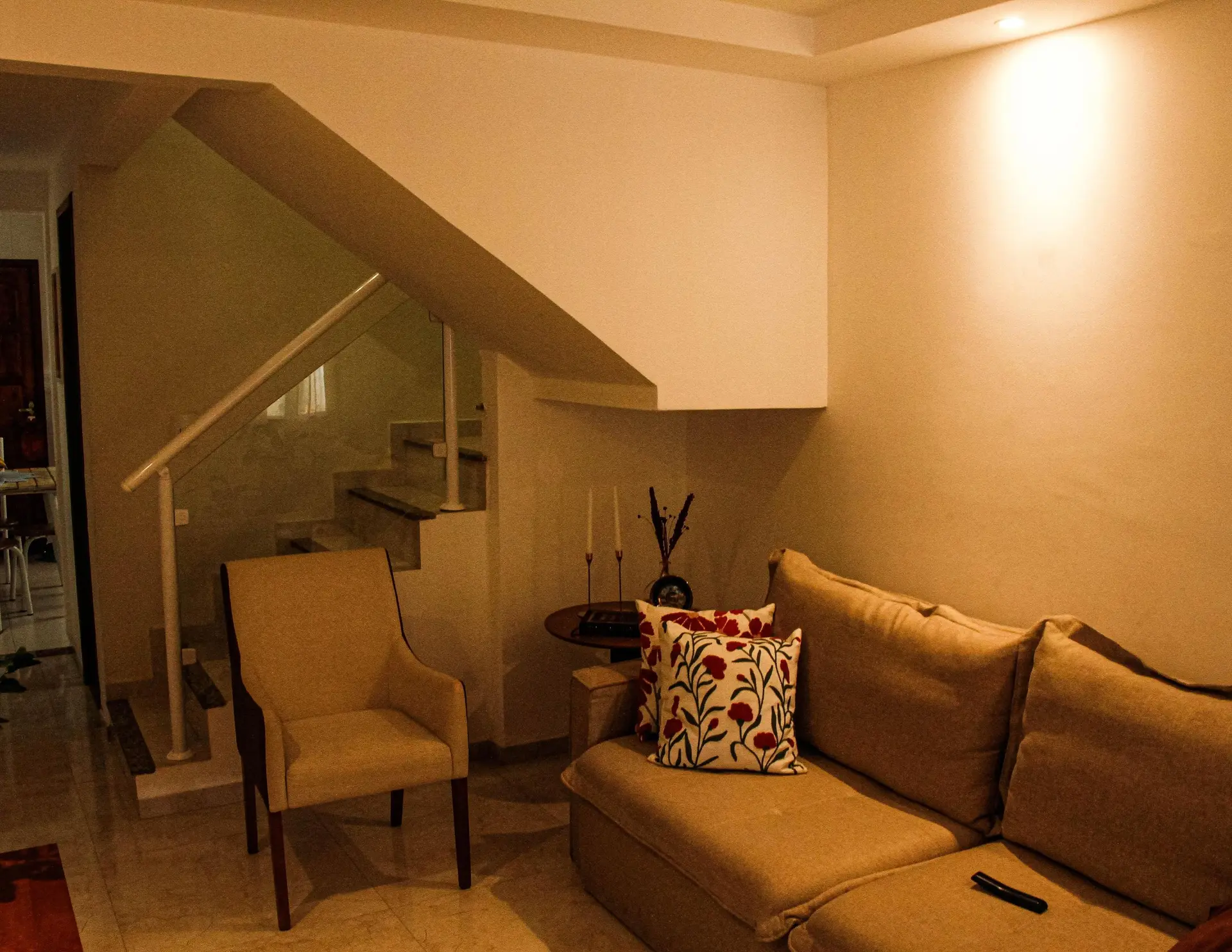 Casa mobiliada, 100 m², com jardim