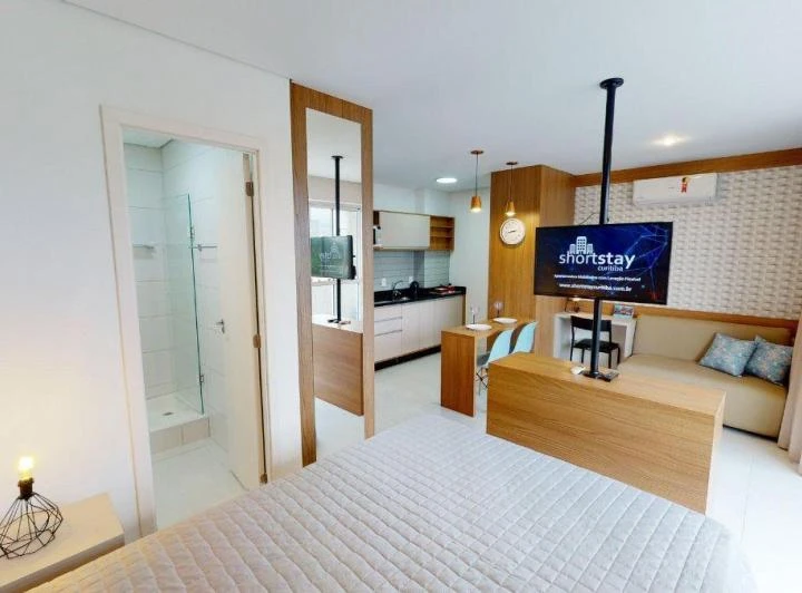Мебльований студіо 30 м² з відкритою кухнею — photo 3