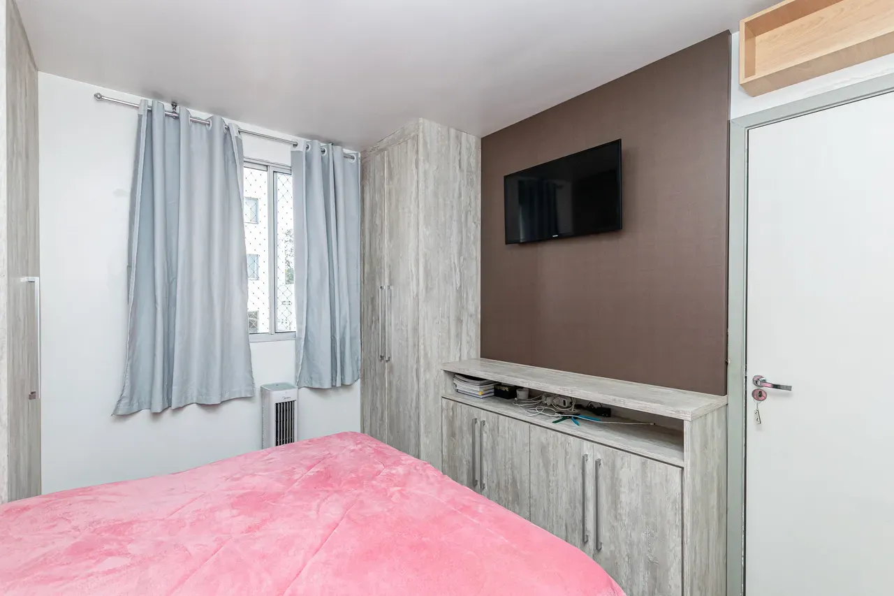 2-bedroom apartment with a washing machine in Curitiba — photo 38