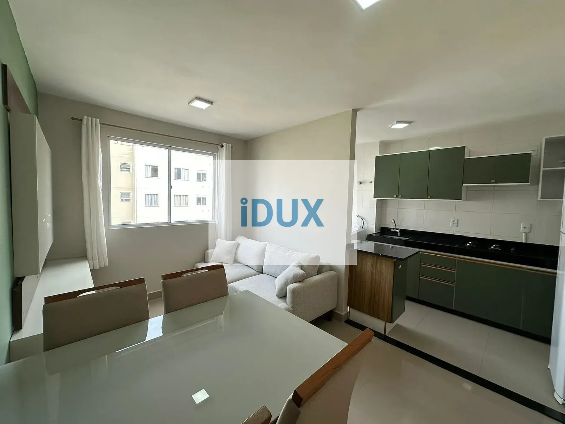 2-bedroom apartment with a washing machine