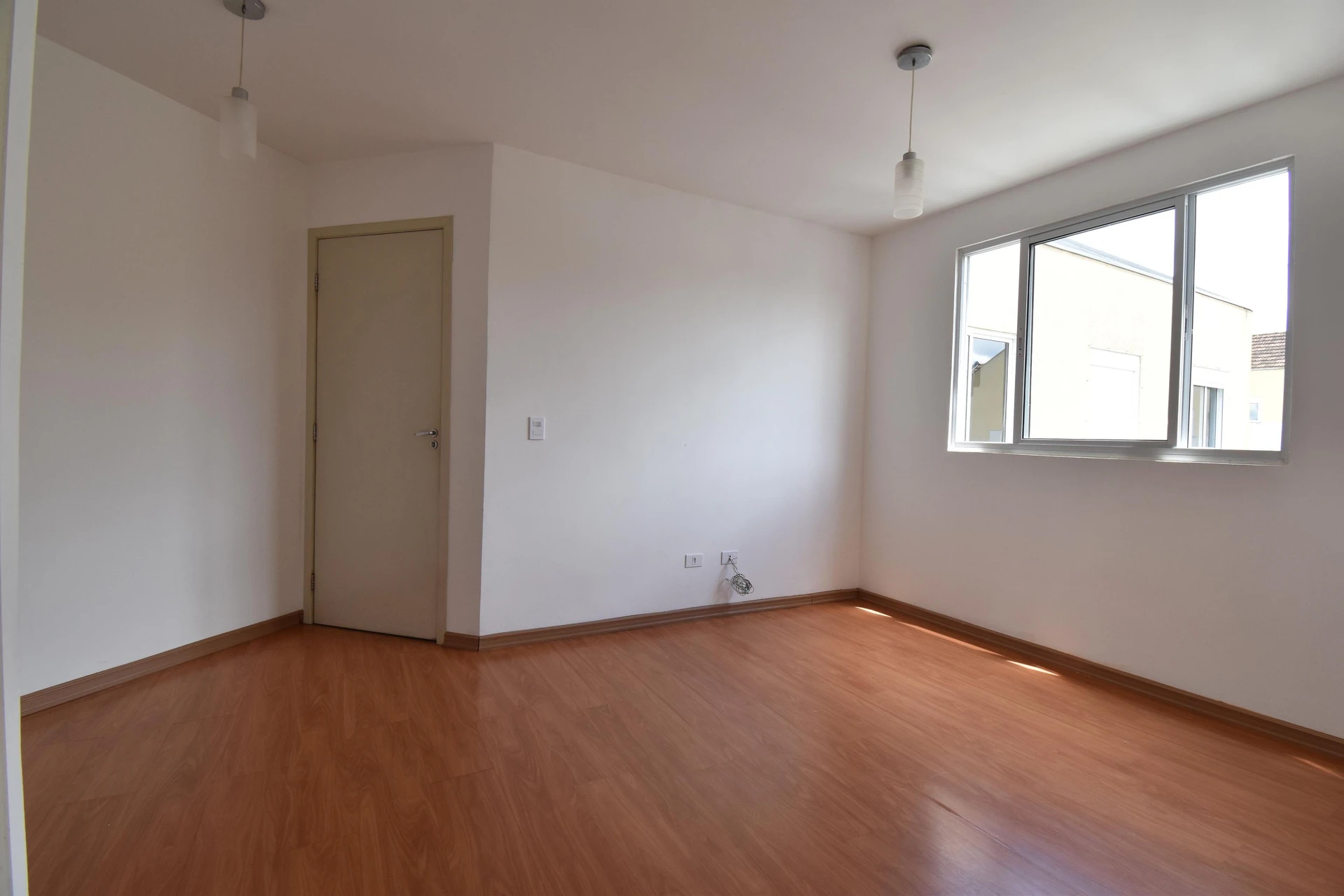 Wood or laminate floors in a 3-bedroom apartment, 53 m² — photo 20