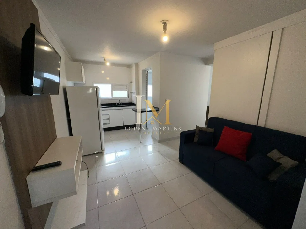 Furnished one-bedroom, 46 m² apartment in Curitiba