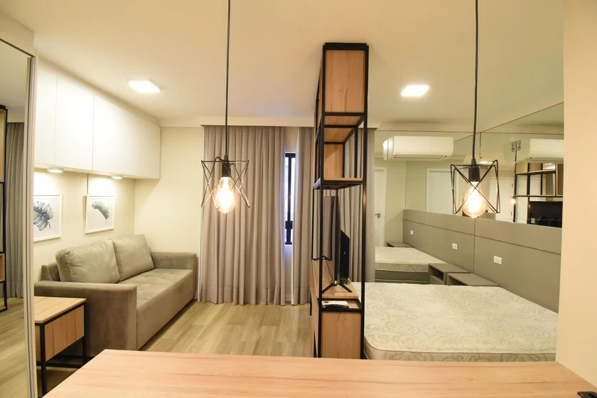 Estudio amueblado con 1 dormitorio y 1 plaza — photo 3