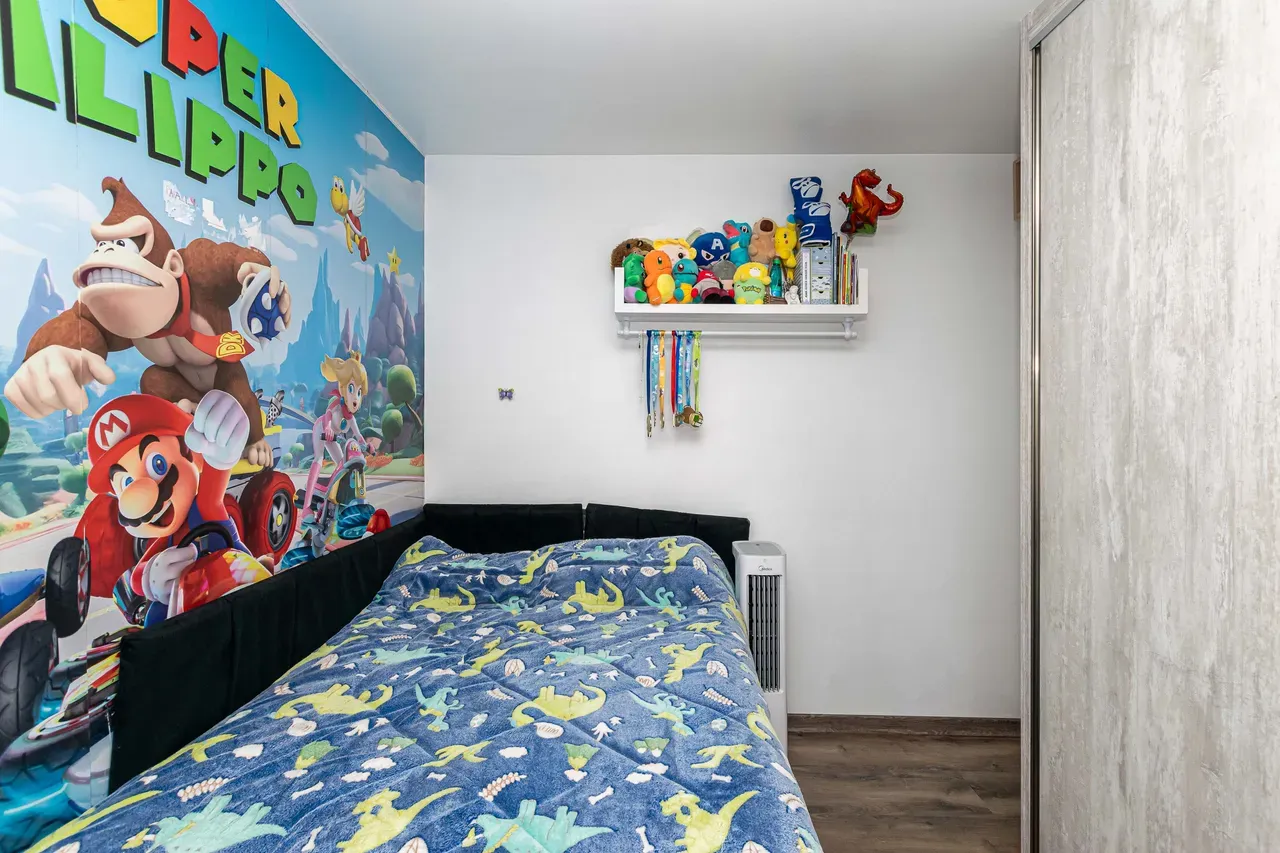2-bedroom apartment with a washing machine in Curitiba — photo 4