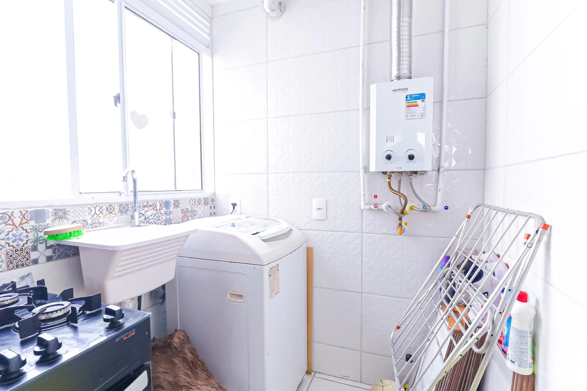 2-bedroom apartment with a washing machine — photo 17