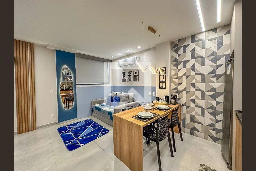 Furnished 1-bedroom apartment, 30 m², no parking