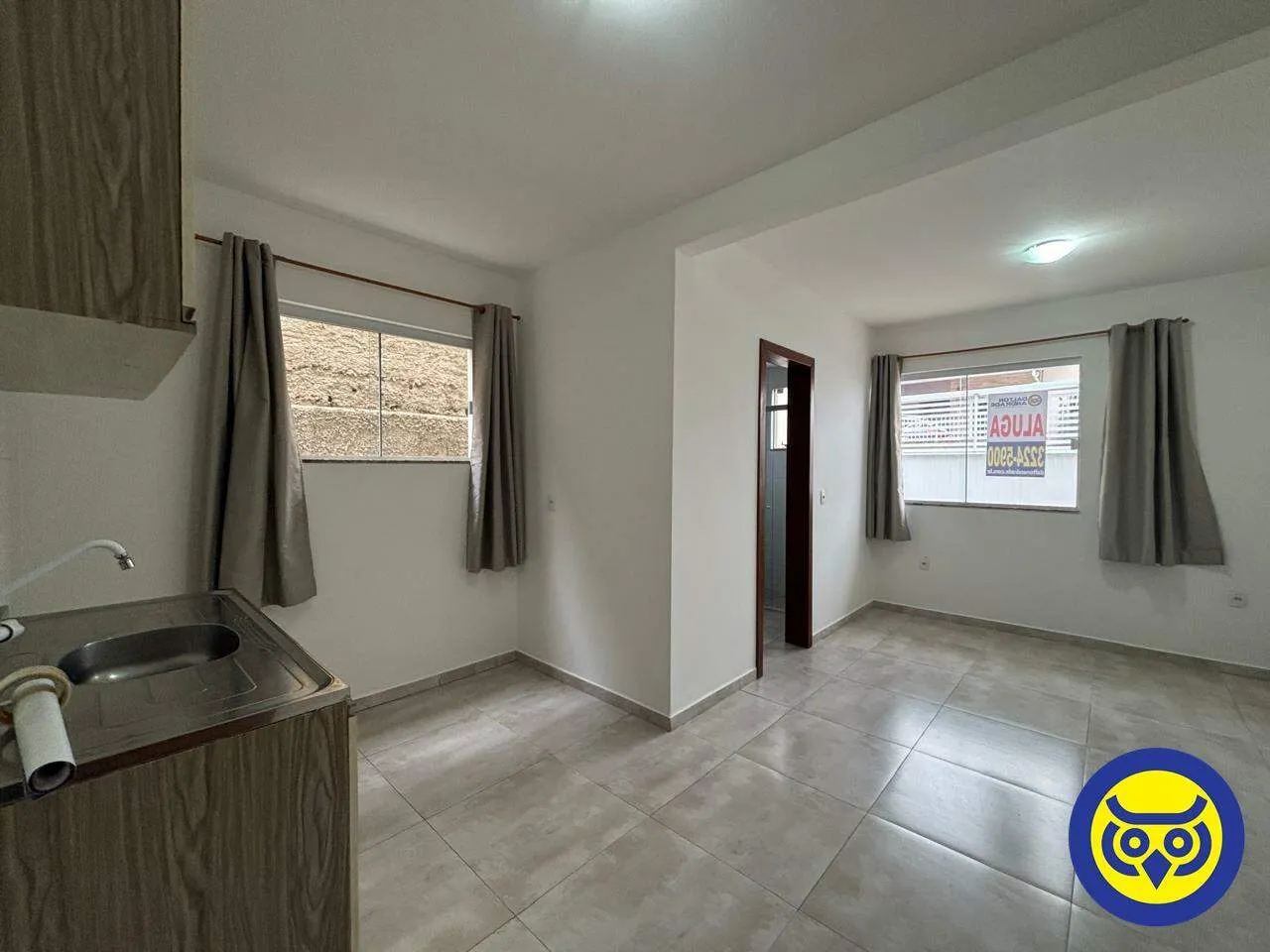 Unfurnished 22 m² studio with 1 bedroom — photo 2