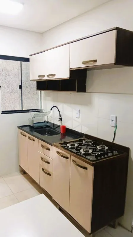 Furnished 45 m² house with 2 bedrooms and gas stove
