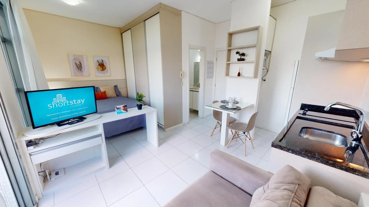 1 quarto e espaço de home office: apartamento de 25 m² — photo 35
